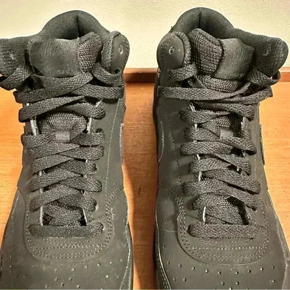 Nike Court Vision Mid Triple Black Men's size 9.5 - Picture 11 of 11